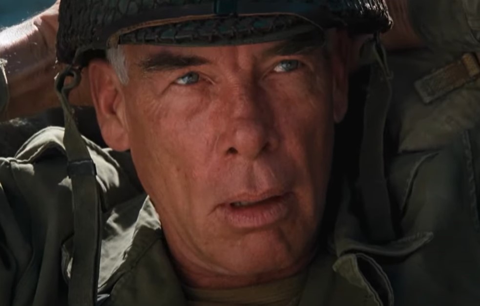 lee marvin in  The Big Red One, in military uniform