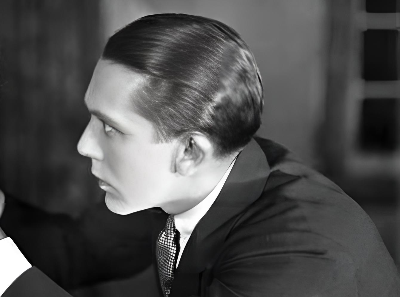 Grayscale Photo of the actor Jack Pickford in The Goose Woman (1925).