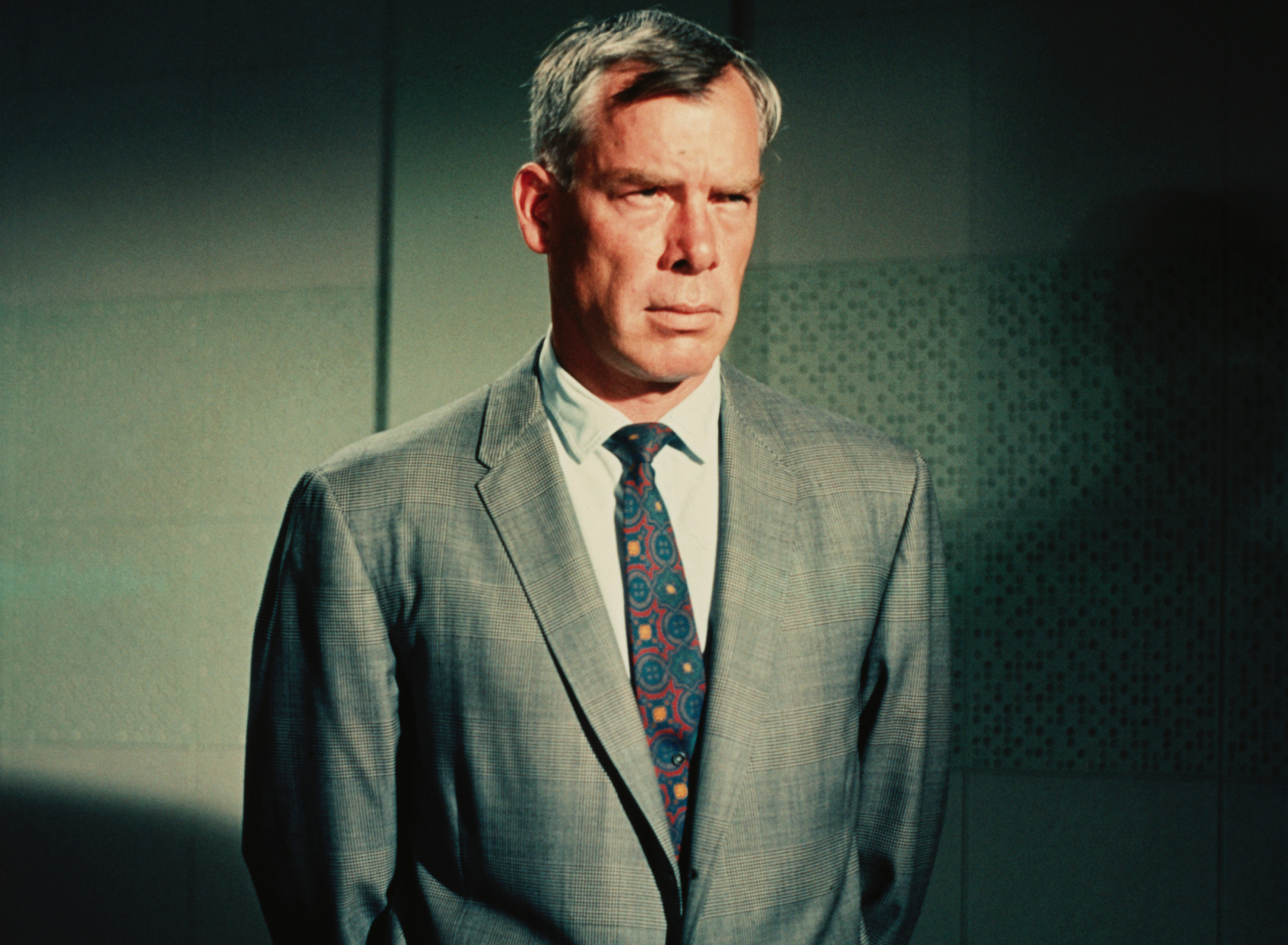 Lee Marvin Wearing a Suit