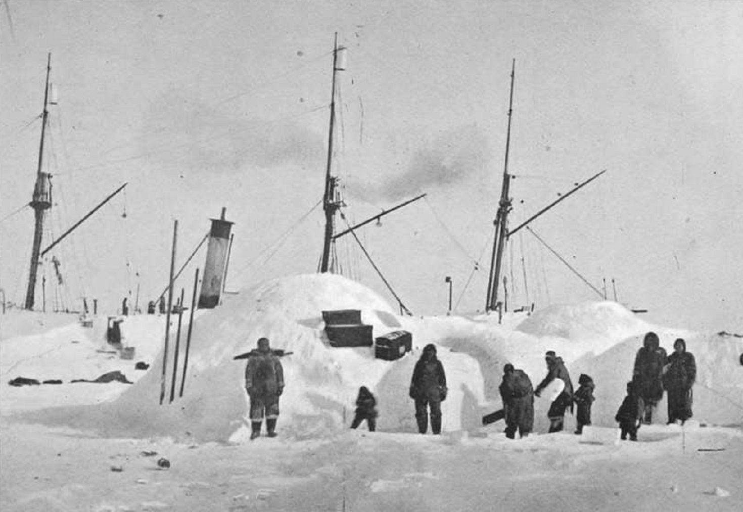 Snowhouses on Ice - 1903