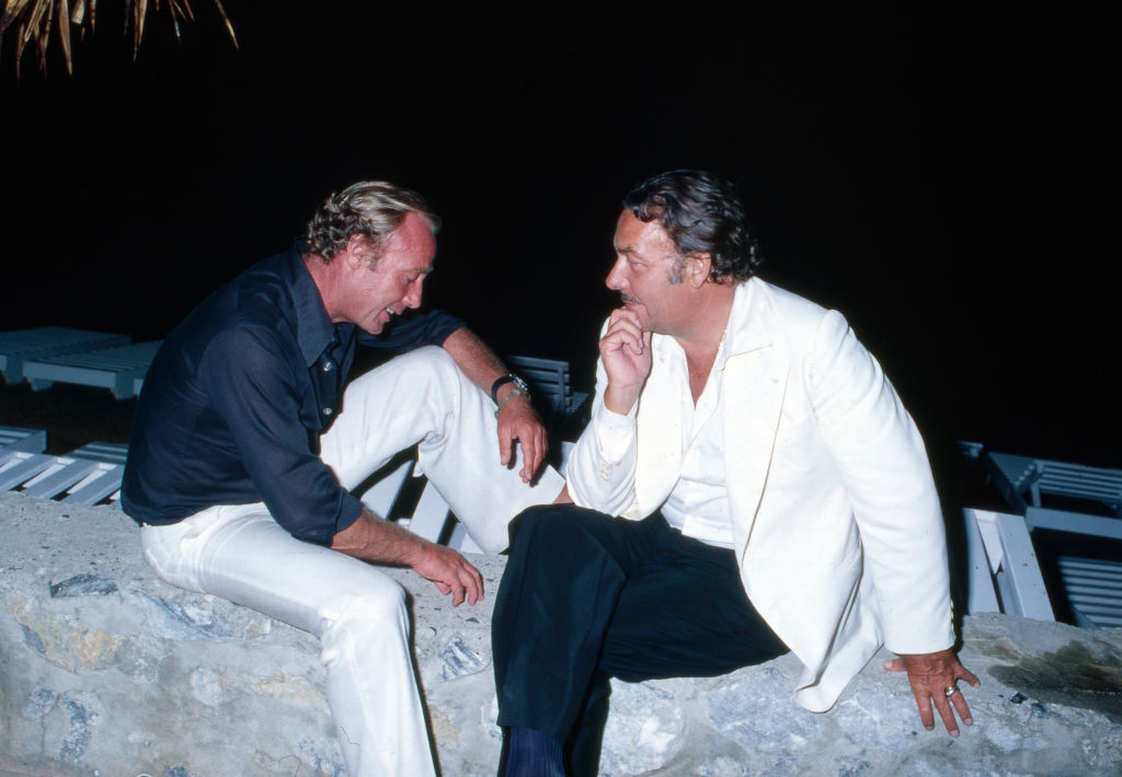 Alfred Alfi von Auersperg (left)