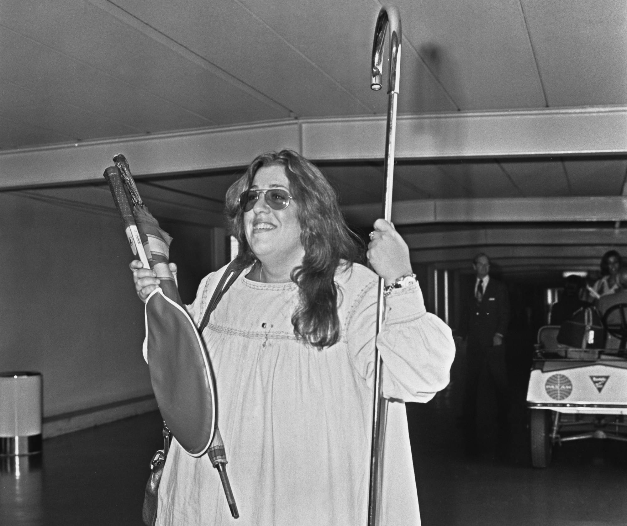 Cass Elliot at airport