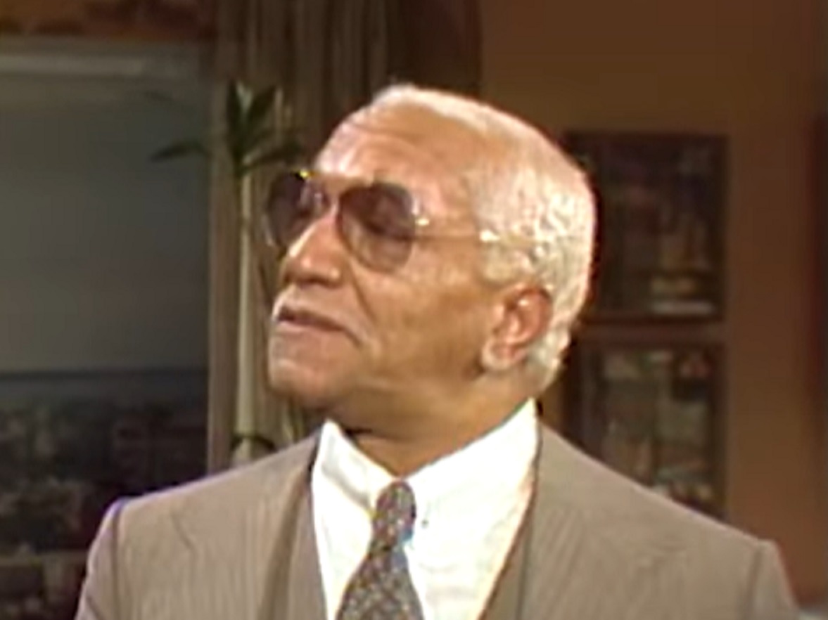 Screenshot of Redd Foxx wearing glasses and looking at side - from The Redd Foxx Show (1986)