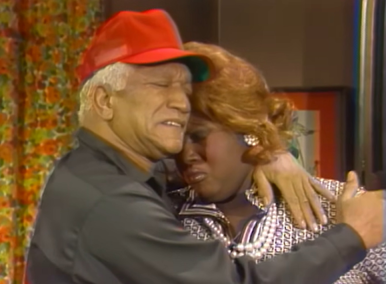 Screenshot of Redd Foxx hugging a woman - from The Redd Foxx Show (1986)