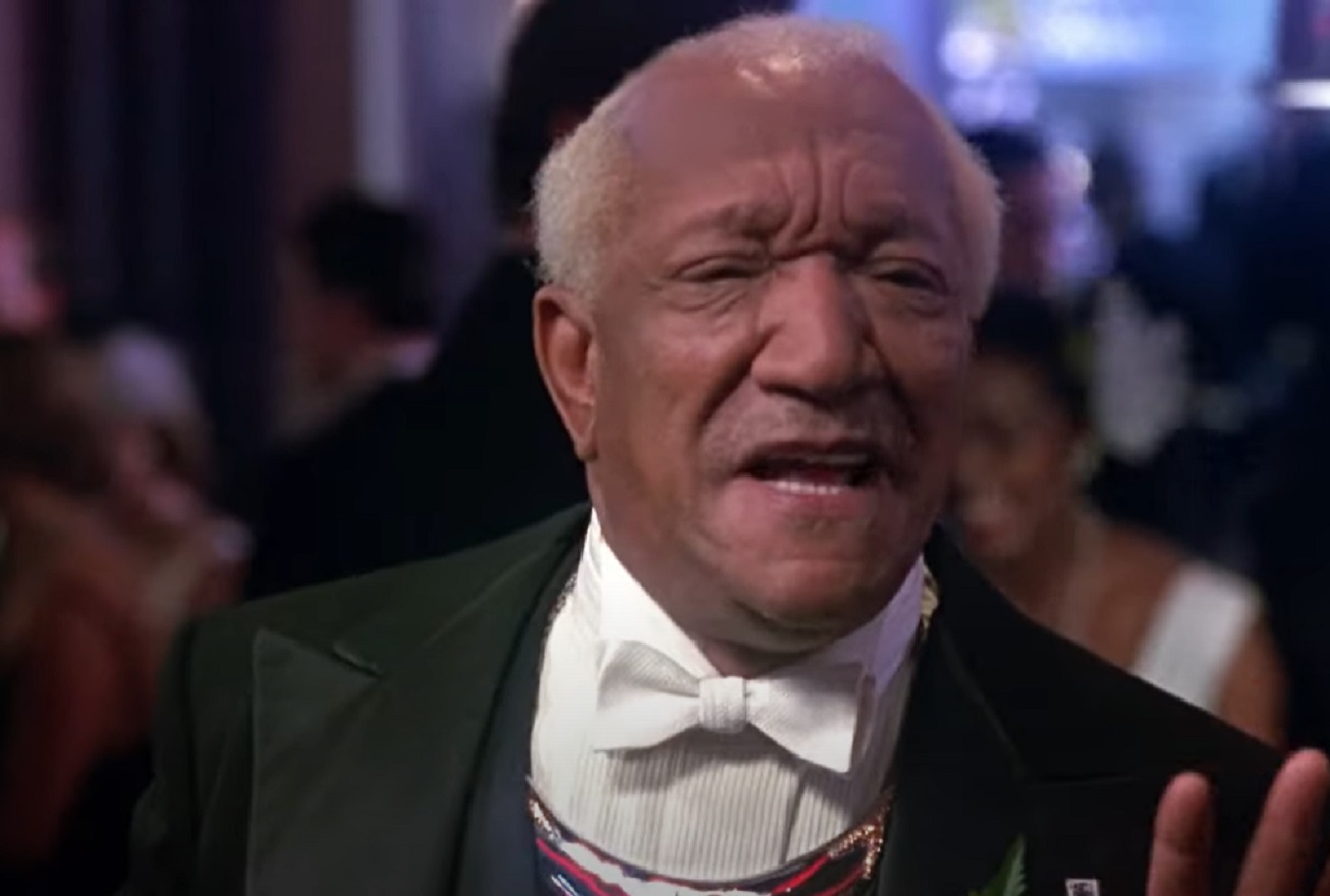 Screenshot of Redd Foxx in suit looking at camera - from Harlem Nights (1989)