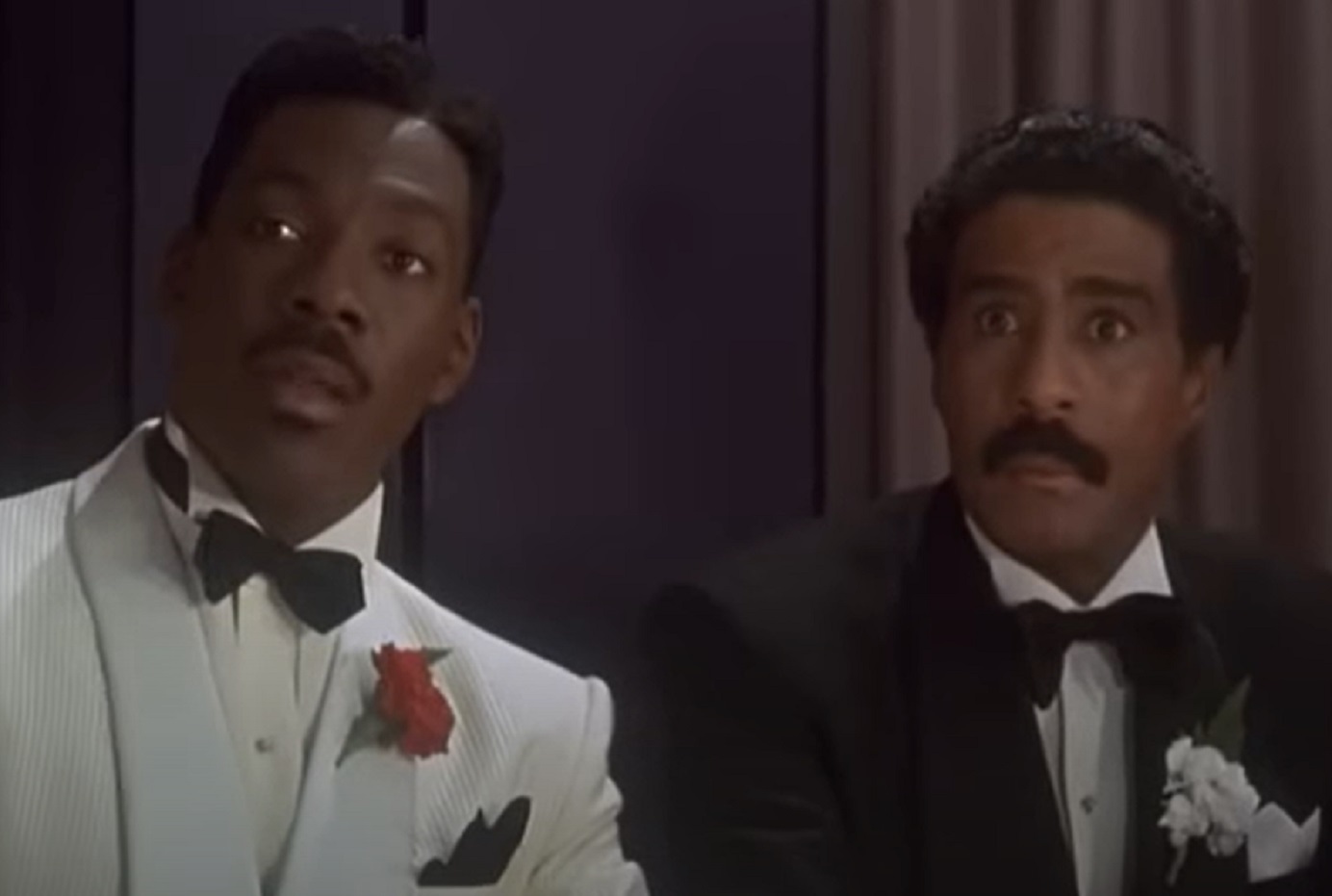 Screenshot of Richard Pryor and Eddie Murphy - from Harlem Nights (1989)