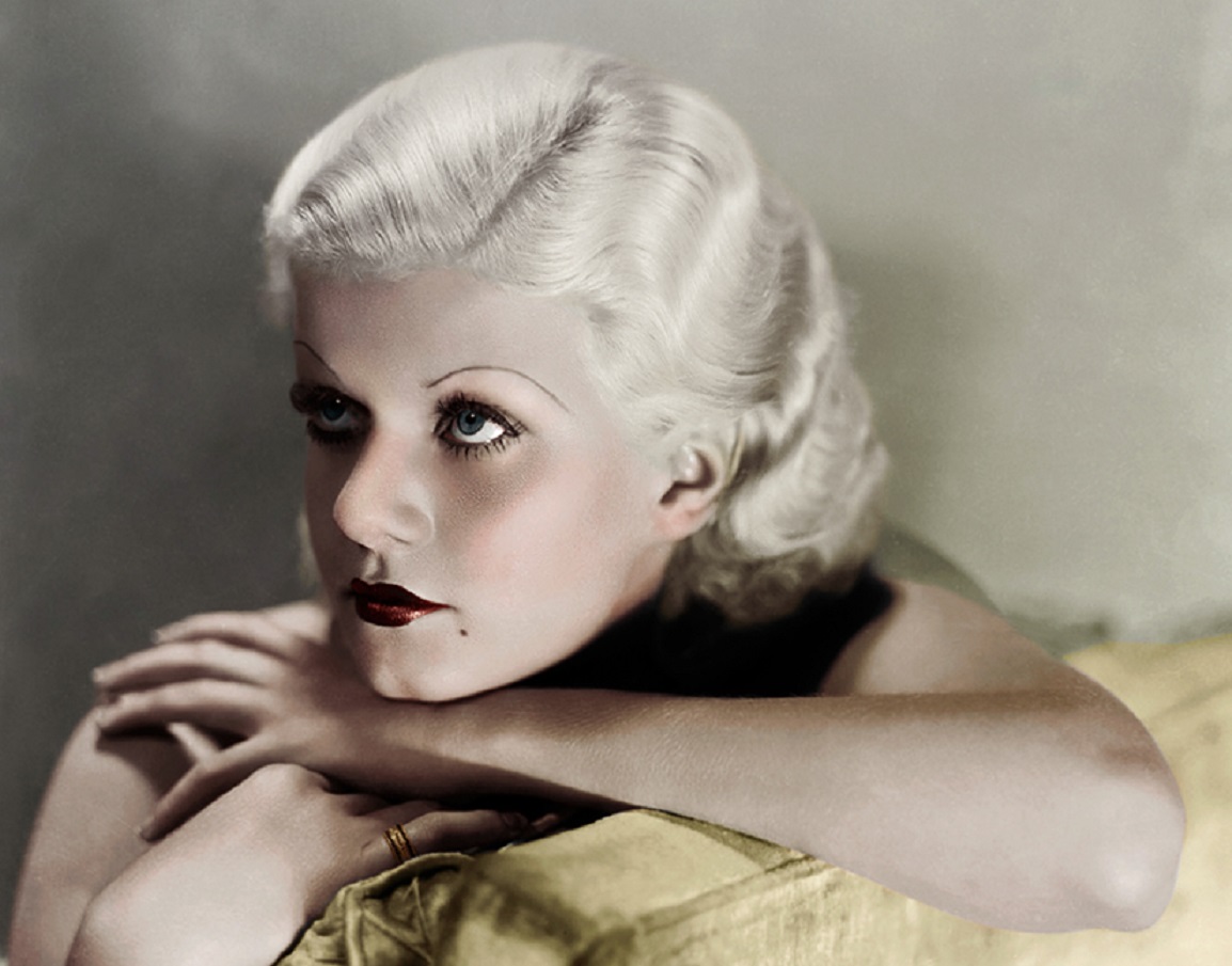 Portrait of American actress Jean Harlow - 1932