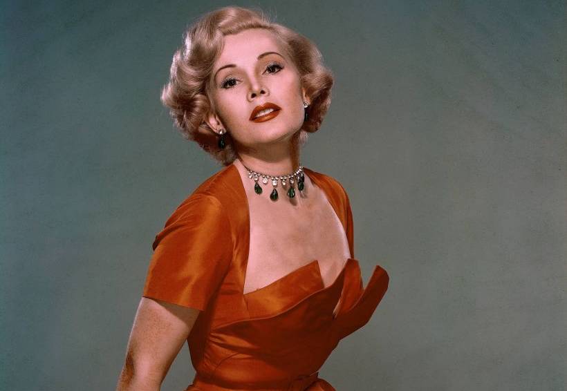 Studio portrait of the French actress Zsa Zsa GABOR between 1950 and 1955