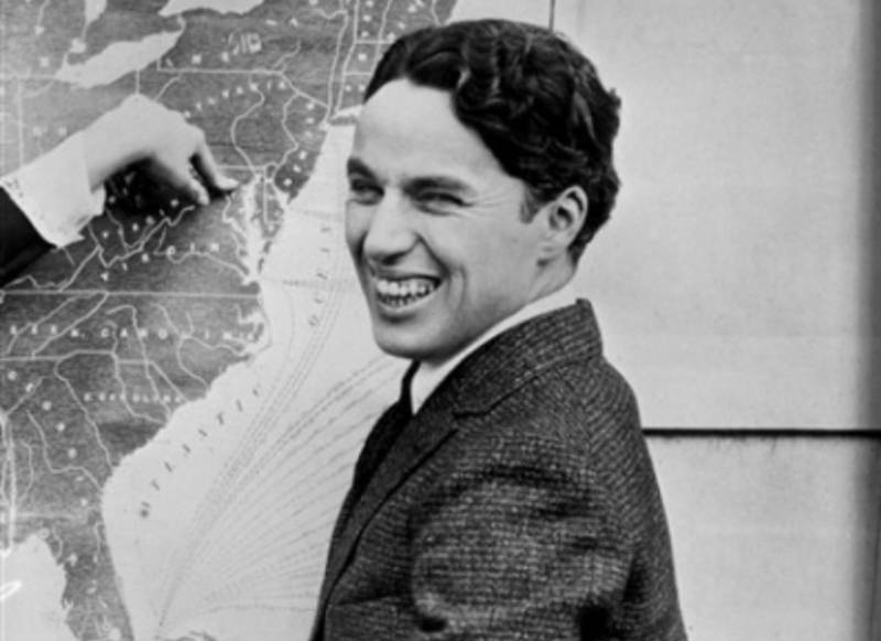 Charlie Chaplin On A War Bond Tour In 1918
