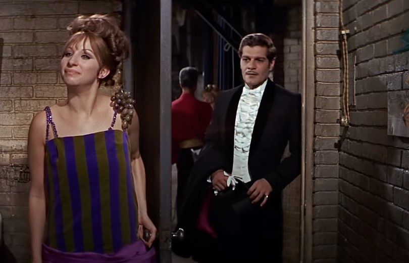 Barbra Streisand  as Fanny Brice and  Omar Sharif  as Nick Arnstein