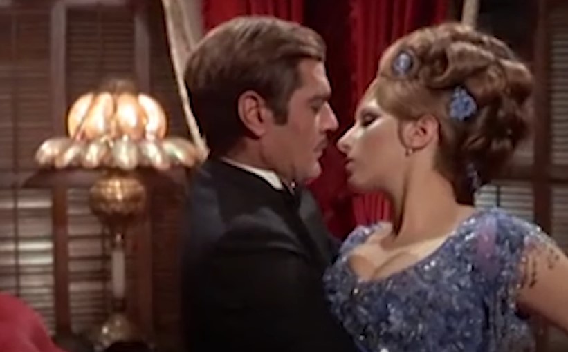 Barbra Streisand  as Fanny Brice and  Omar Sharif  as Nick Arnstein