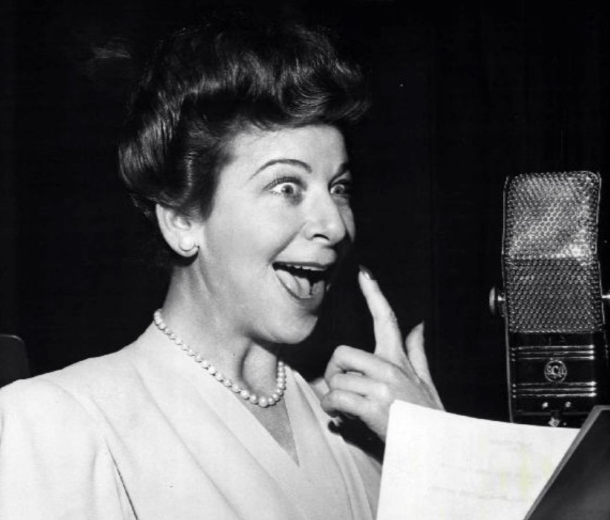 Fanny Brice on the air