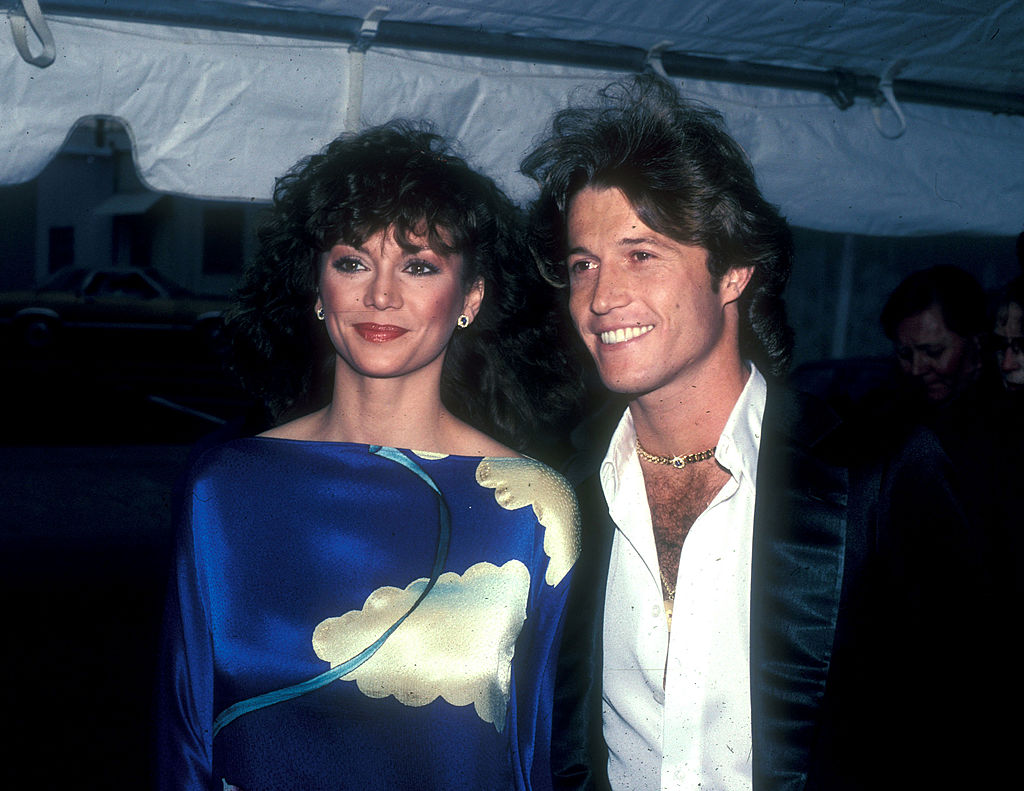 Victoria Principal & Andy Gibb