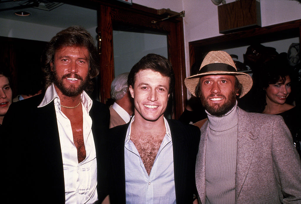 The Brothers Gibb of the Bee Gees circa 1982 in New York City