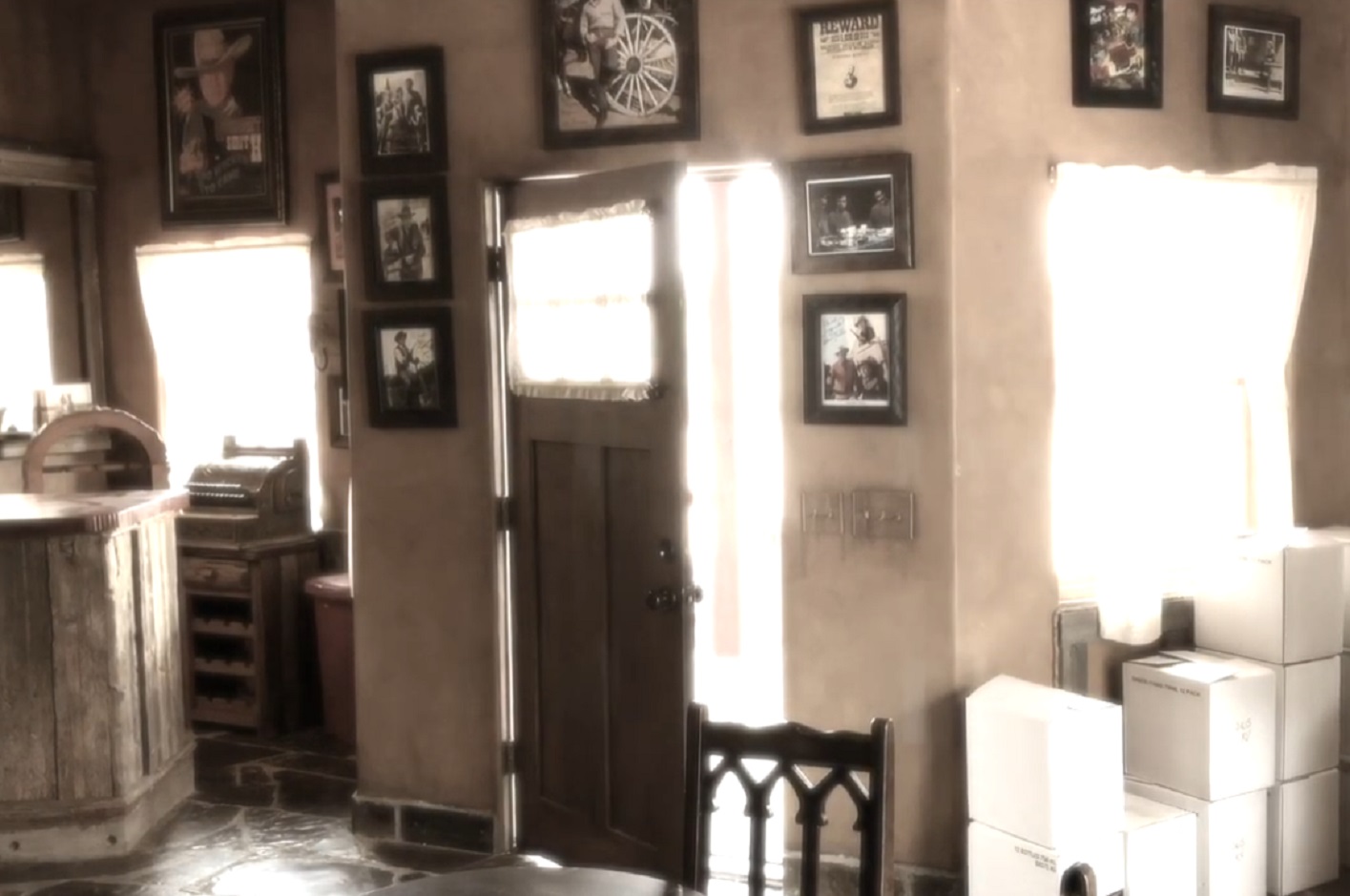 Screenshot of empty room - from One Day Only (2018/19)