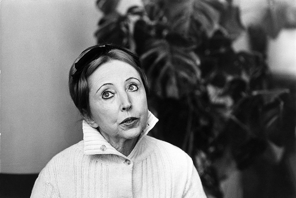 Anais Nin, portrait in white