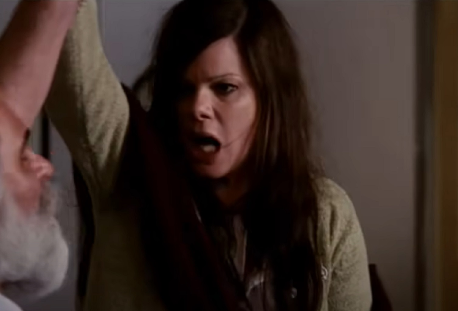 Screenshot of Mrs Carmody from - The Mist (2007)