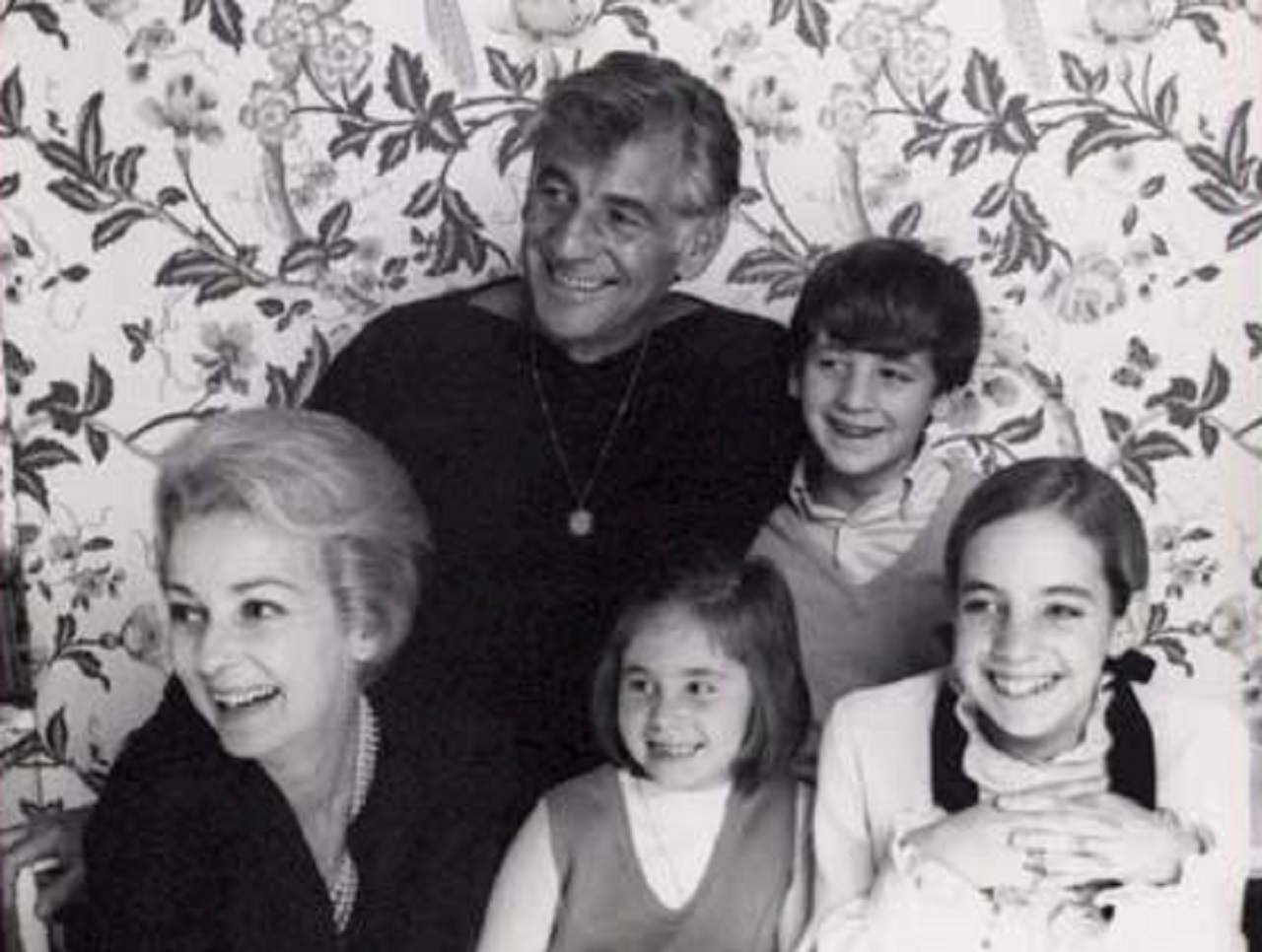 Bernstein with Felicia, Jamie, Alexander, and Nina.