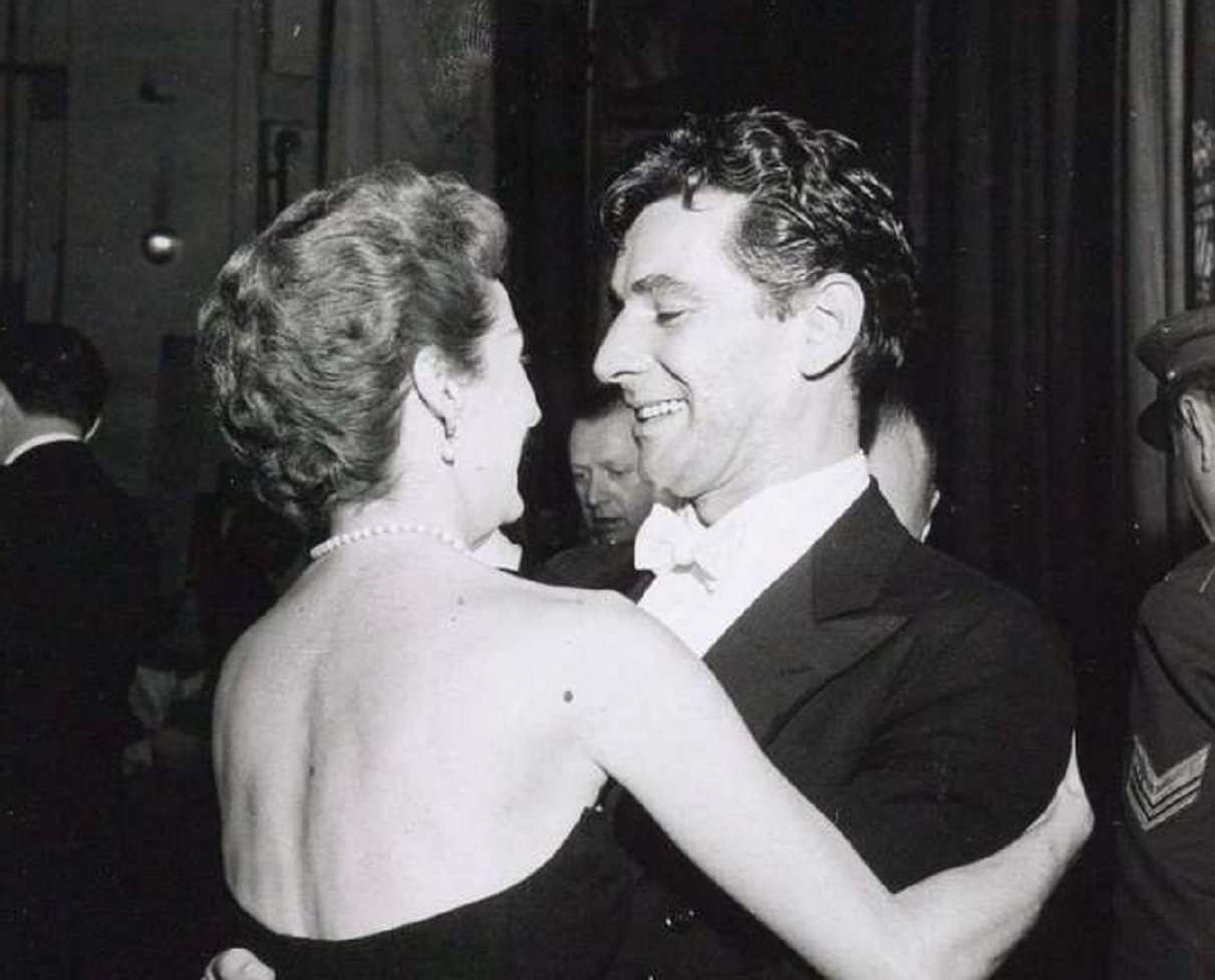 Felicia And Leonard Bernstein After Premiere Of Medea -1953