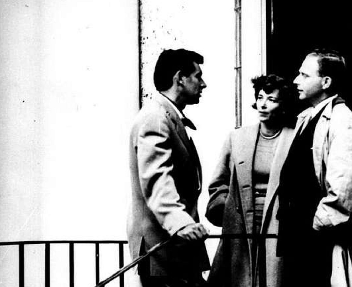 Leonard Bernstein talking with other people - 1944