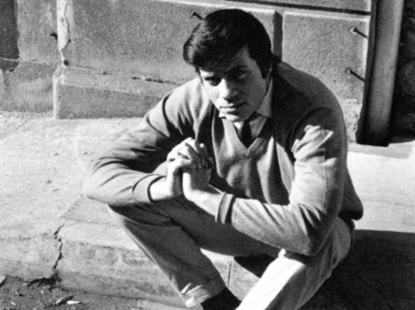 Oliver Reed in sweater