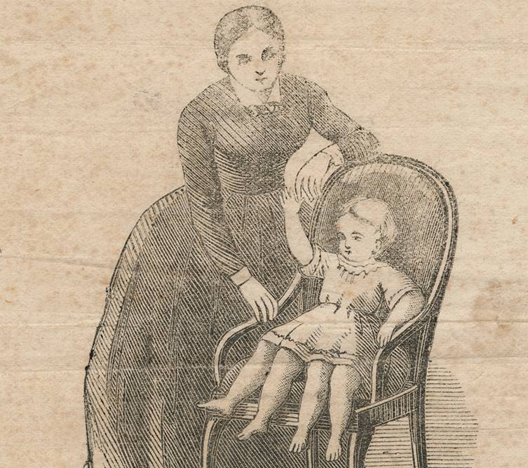 Myrtle Corban at the age of 4, Four-Legged  woman 