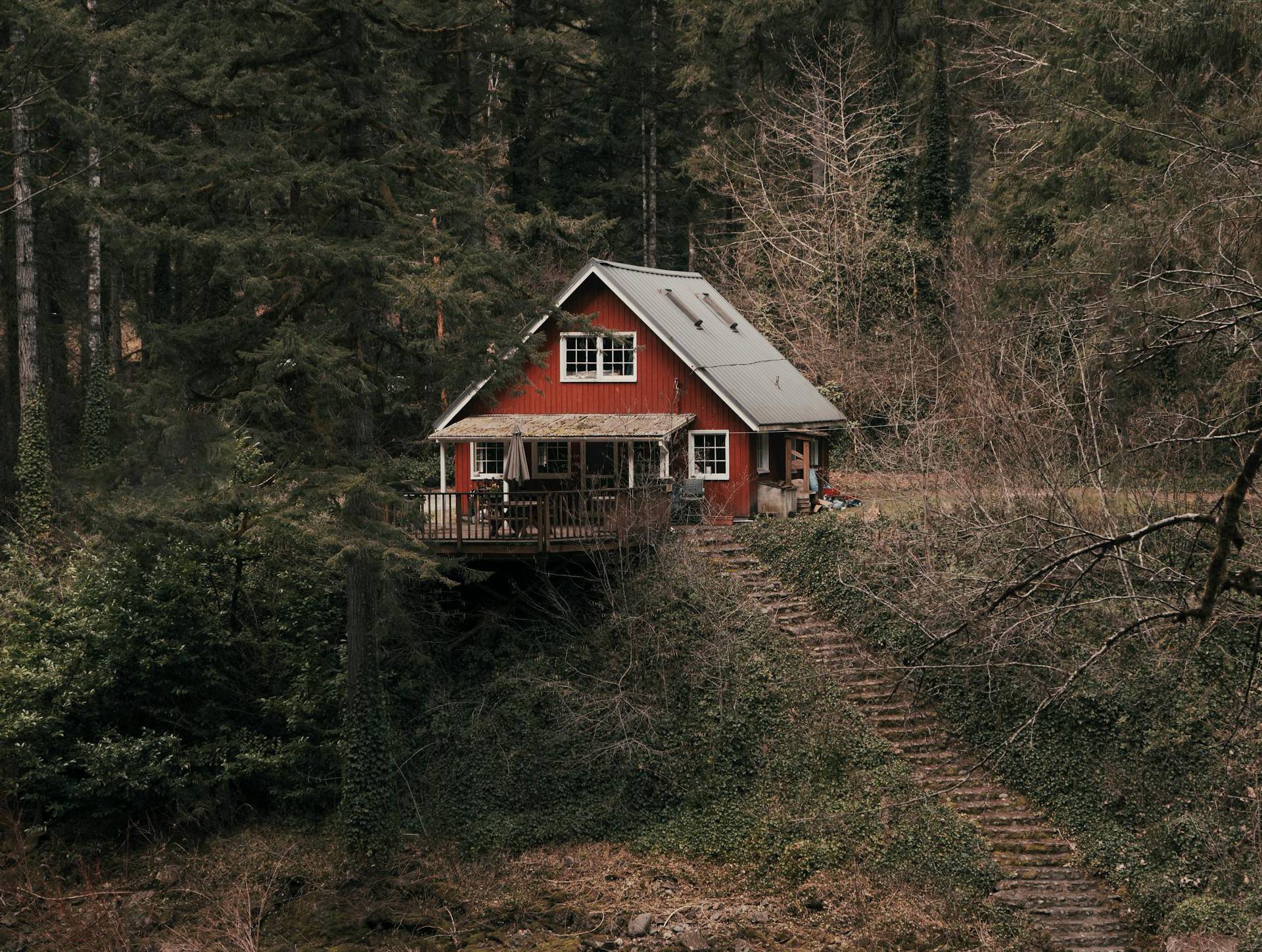 isolated house