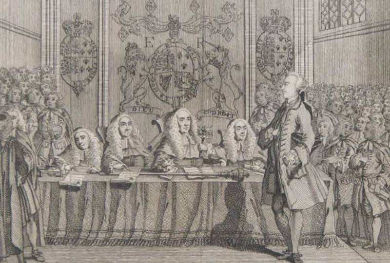 John Wilkes at court