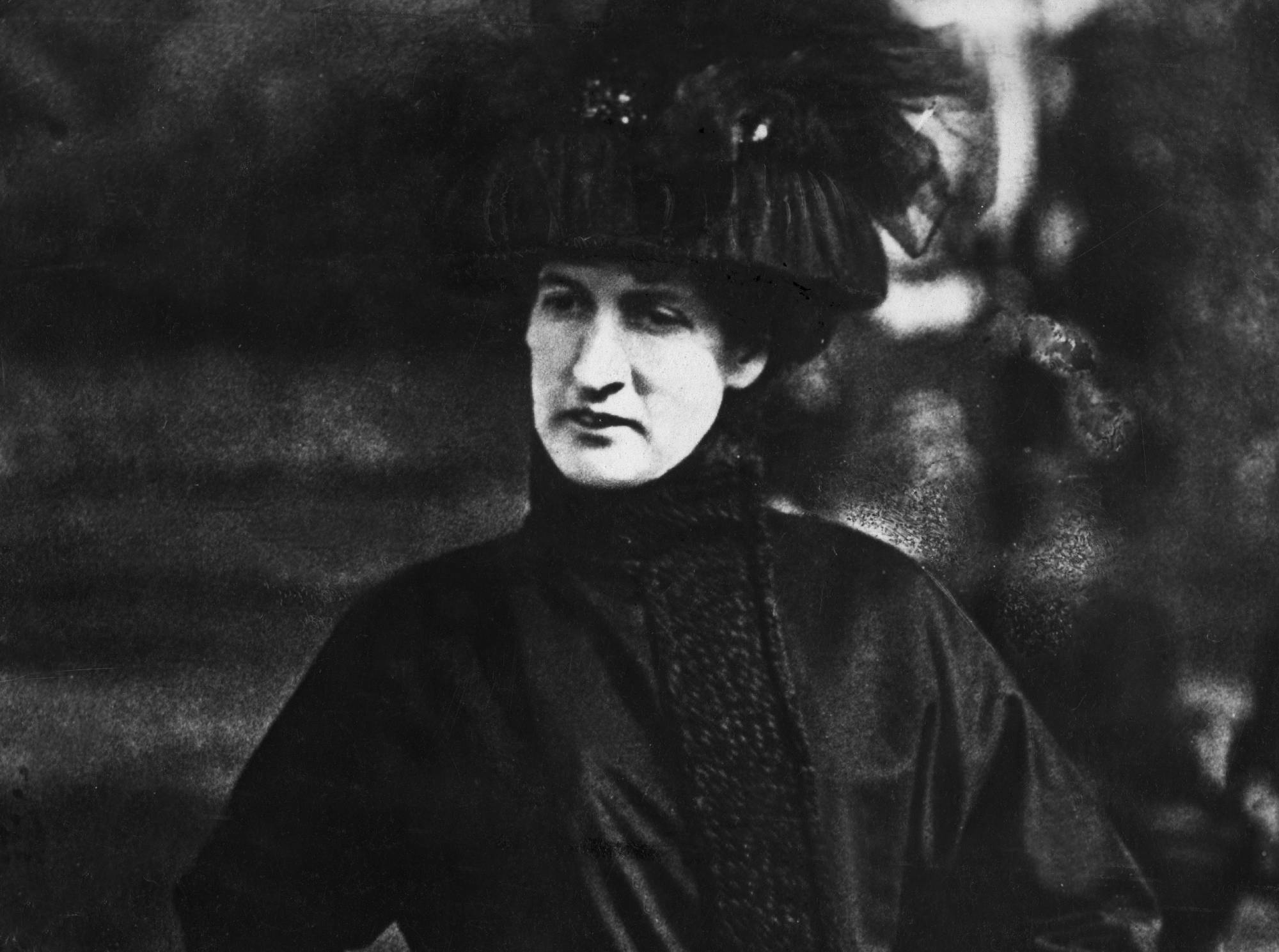 Margot Asquith in black