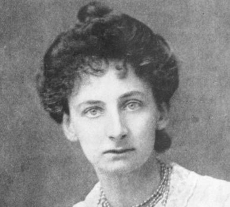 Lady Constance Lytton in white