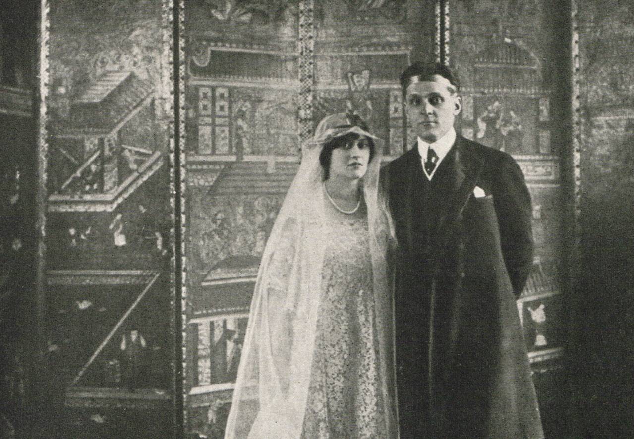 Elizabeth and Antoine Bibesco's wedding, 1919