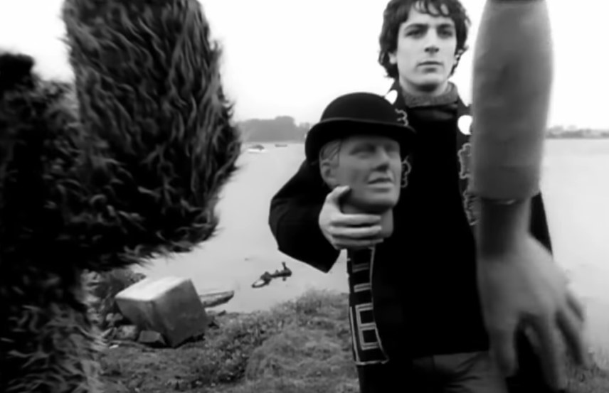 Syd Barrett in photo shoot