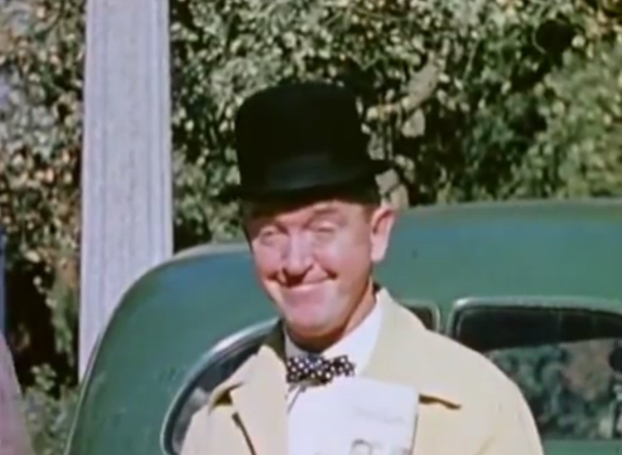 Stan Laurel in a still from the short film The Tree in a Test Tube