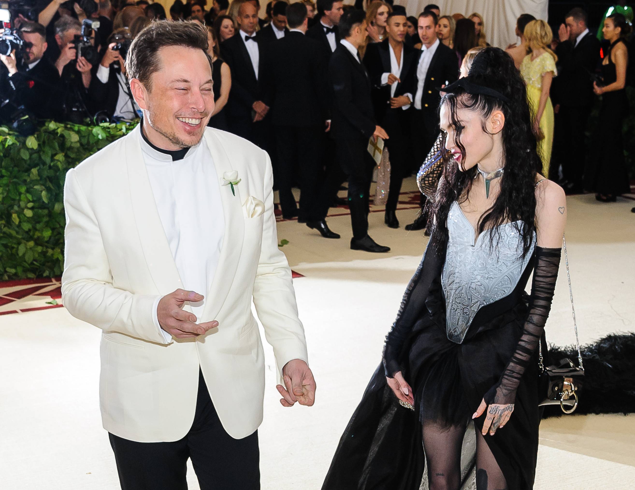 Photo of Grimes and Elon musk