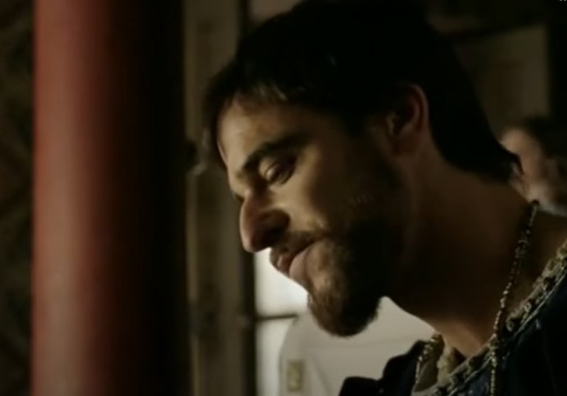 Francis I at a table