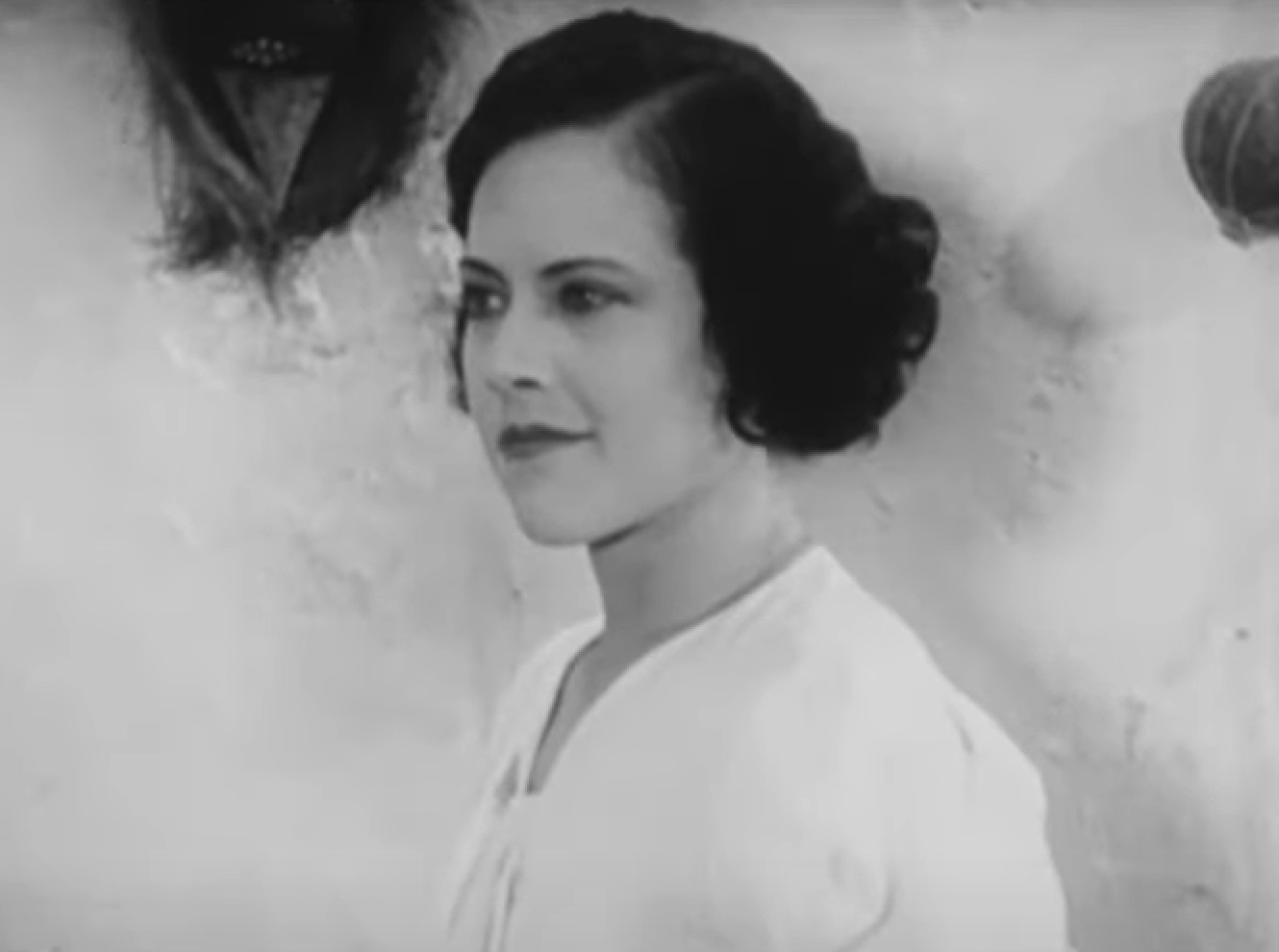 Screenshot of Fredi Washington looking happy - from Ouanga (1936)
