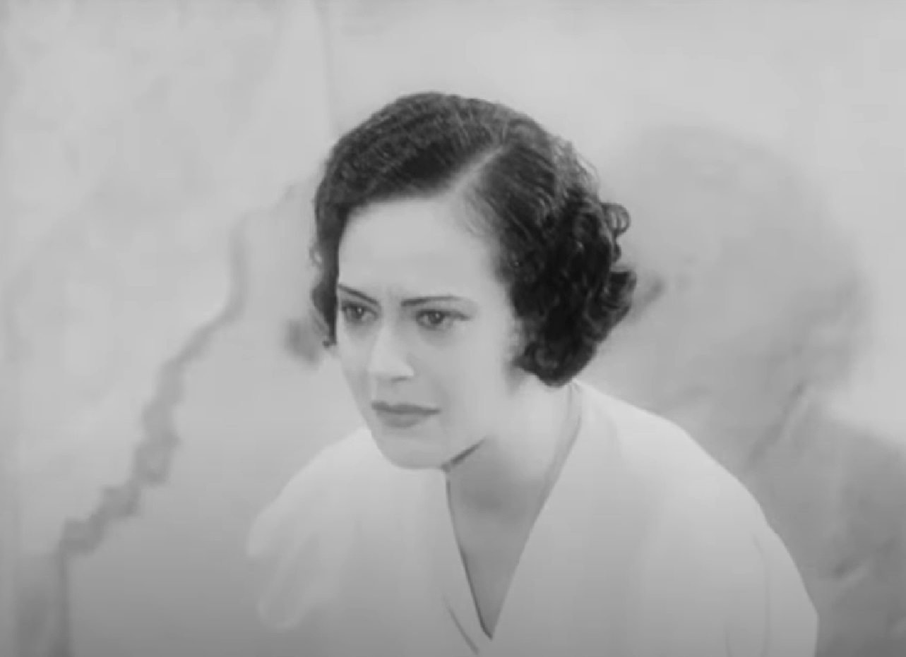 Screenshot of Fredi Washington looking down - from Ouanga (1936)