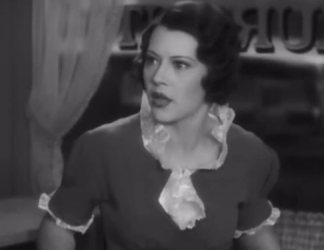 Screenshot of Fredi Washington looking at side upset - from Imitation of Life (1934)