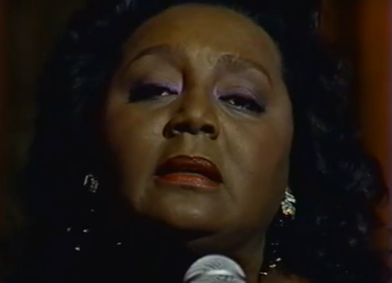 Joyce Bryant looking sad - from The David Susskind Show - (1958–1987)