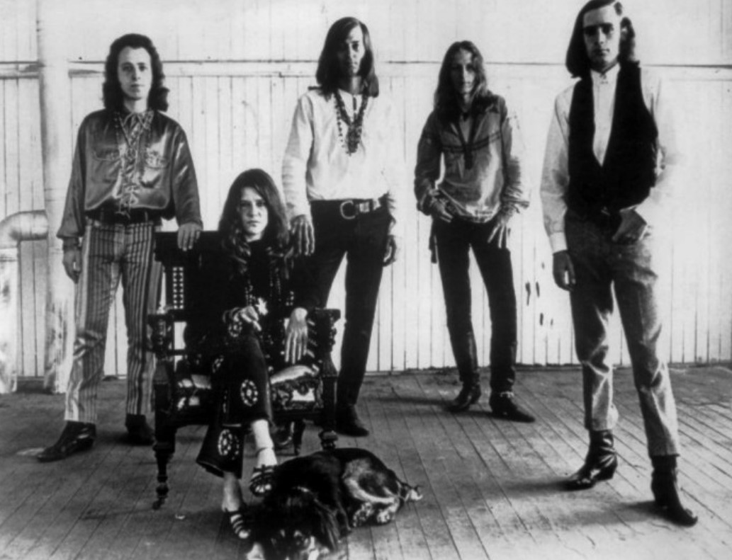 Publicity photo of Janis Joplin and Big Brother and the Holding Company