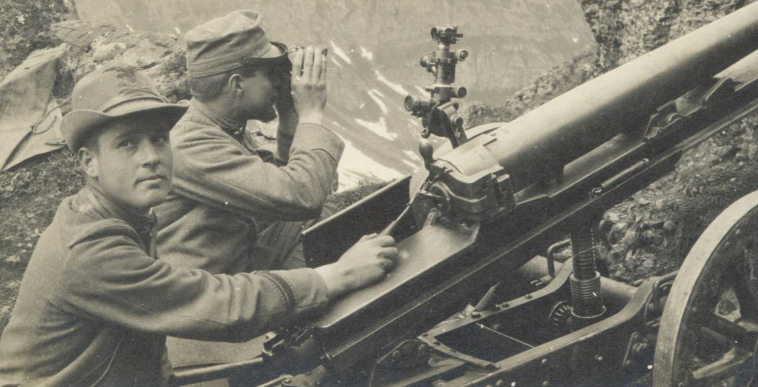 Italian mountain artillery troops in WW1