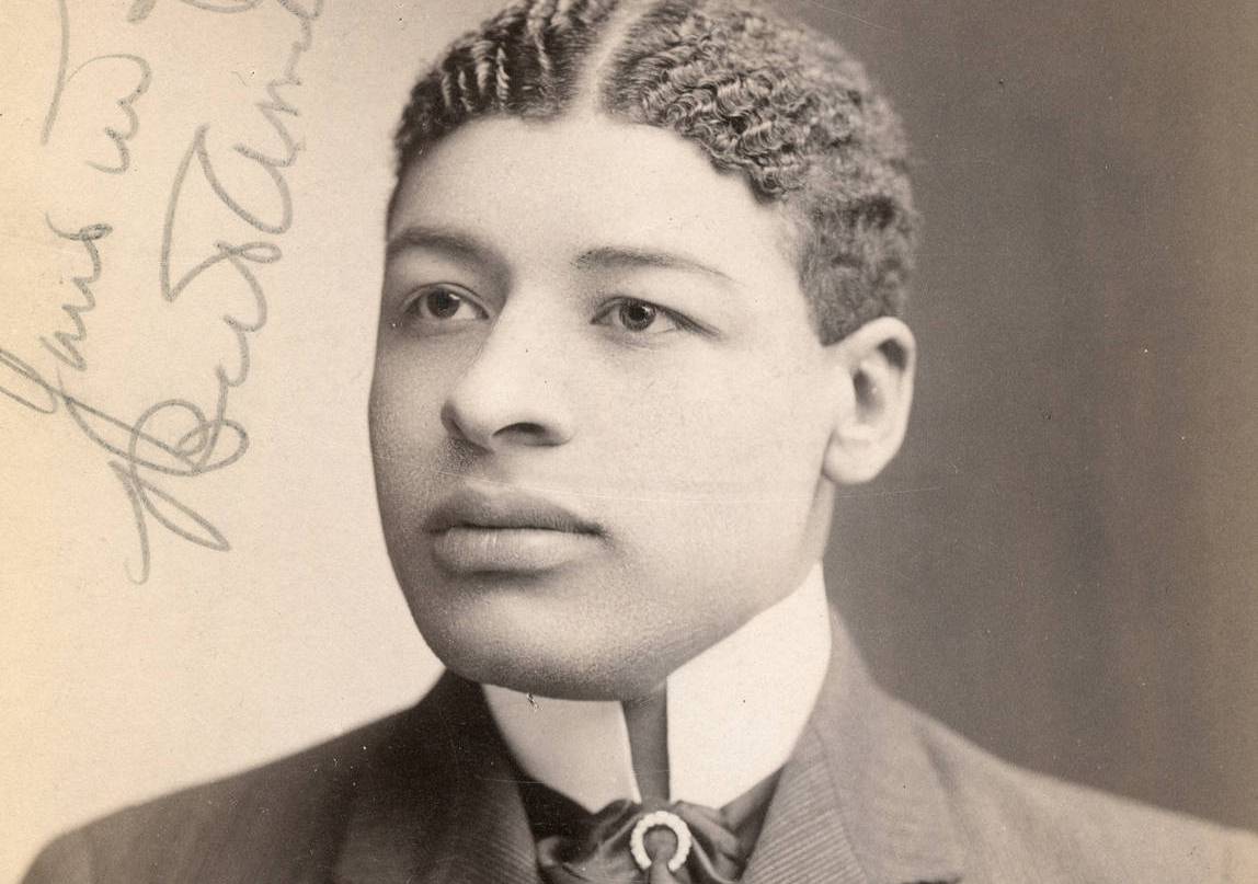 Bert Williams, stage actor in suit