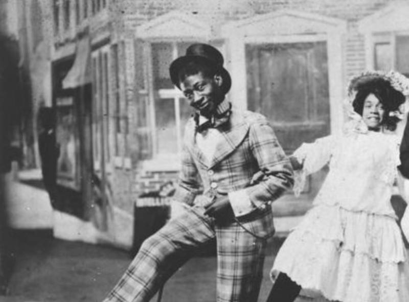 George Walker, Adah Overton Walker performing