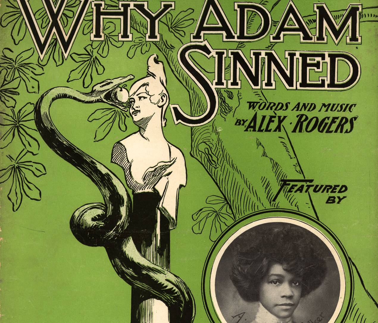 Aida Overton Walker on a poster