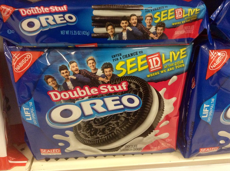Close-up photo of Double Stuf Ore placed on a market rack