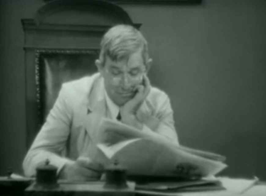 Will Rogers in suit