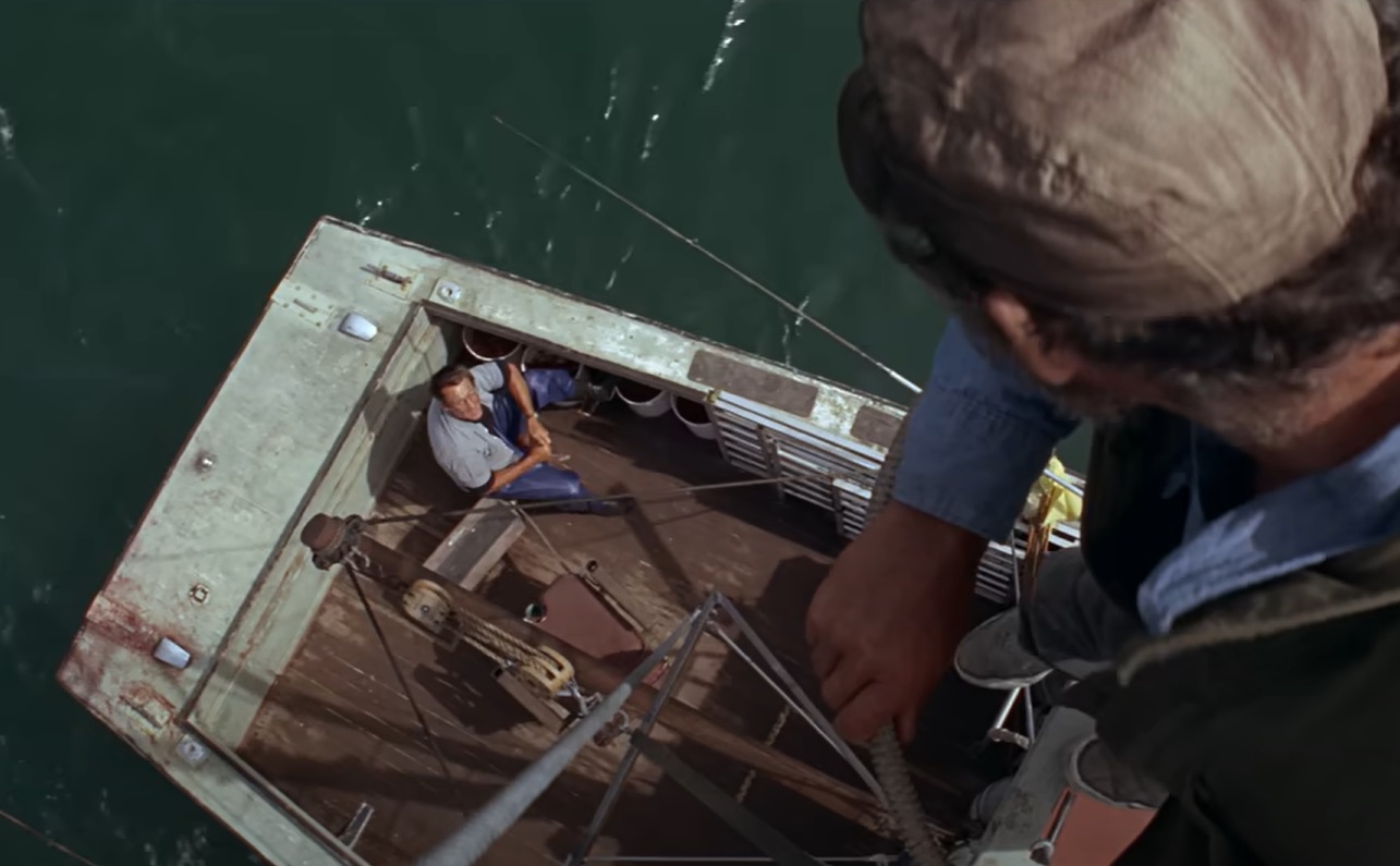 Screenshot from the movie Jaws (1975)