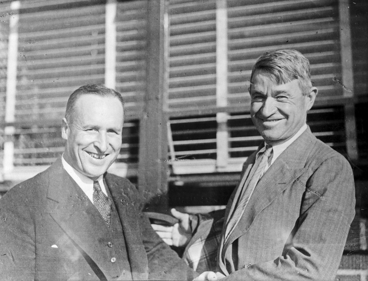 Seattle Mayor Charles L. Smith With Will Rogers, Circa 1935