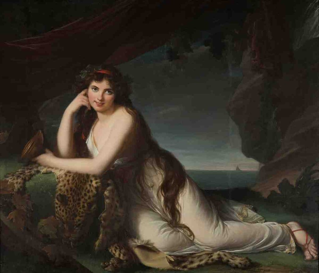 Painting of Emma Hamilton