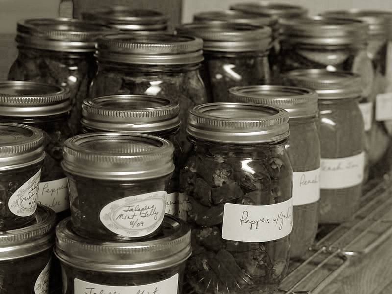 image of jars with food